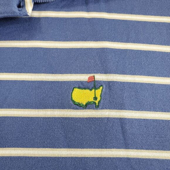 Classic Blue Striped Polo Shirt - Picture 7 of 8